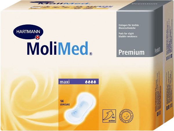 Прокладки для женщин Molimed Premium Maxi 14 шт. Hartmann