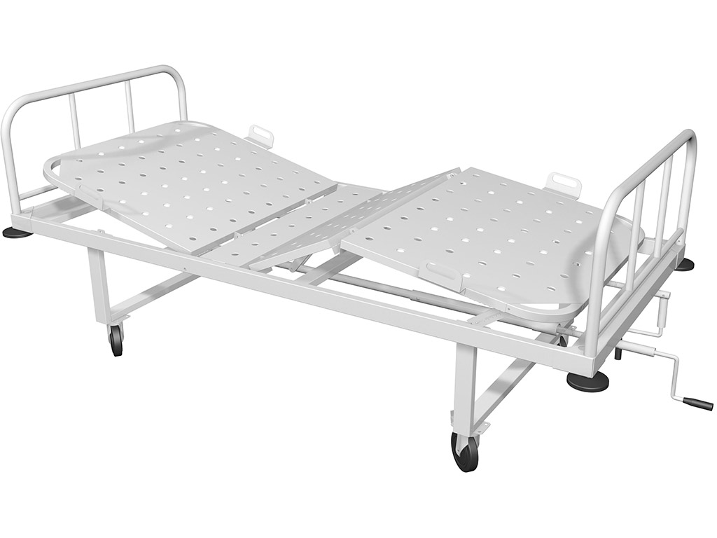 Медицинская кровать механическая трехсекционная КМ-04 Hilfe