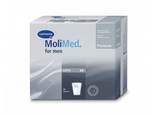 Прокладки для мужчин Molimed Premium for men active 14 шт. Hartmann 