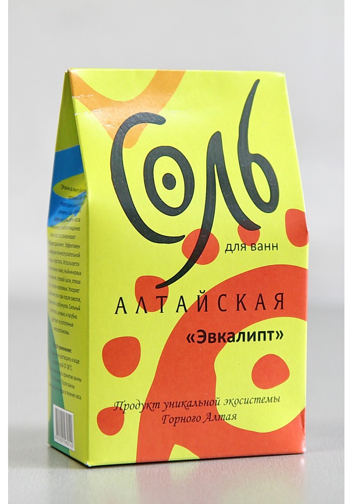 Соль для ванн Алтайская - "Эвкалипт" 0.6 кг