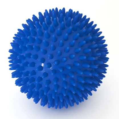 Мяч игольчатый (9 см) синий М-109 Тривес