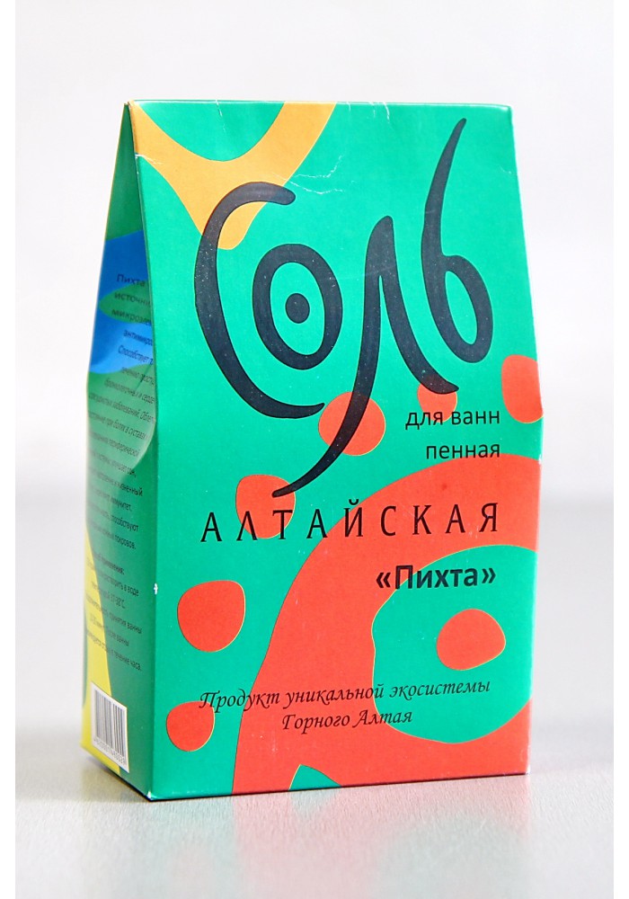 Соль для ванн Алтайская - "Пихта" 0.6 кг
