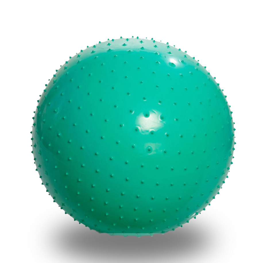Мяч гиманастический с игольчатой поверхностью 85 см зелёный М-185 Тривес