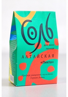 Соль для ванн Алтайская - "Пихта" 0.6 кг