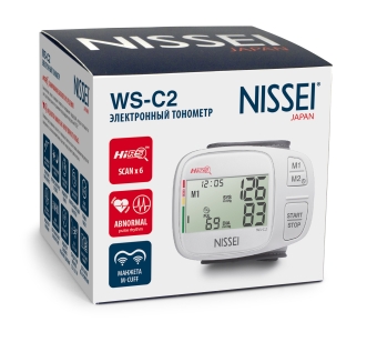 Тонометр автоматический электронный на запястье WS-C2 NISSEI