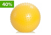Скидка 40% на мяч гимнастический с игольчатой поверхностью 55 см М-155 Тривес