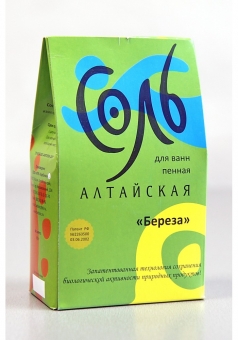 Соль для ванн Алтайская - "Берёза" 0.6 кг