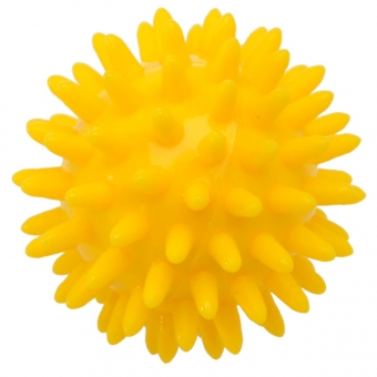 Мяч игольчатый (6 см) желтый М-106 Тривес