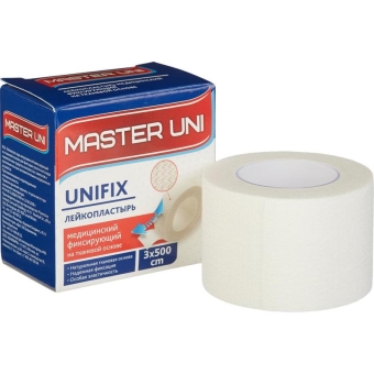 Пластырь в рулоне Юнификс 3*500 см Master Uni